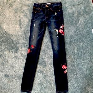 Dark blue skinny jeans / Express / womens